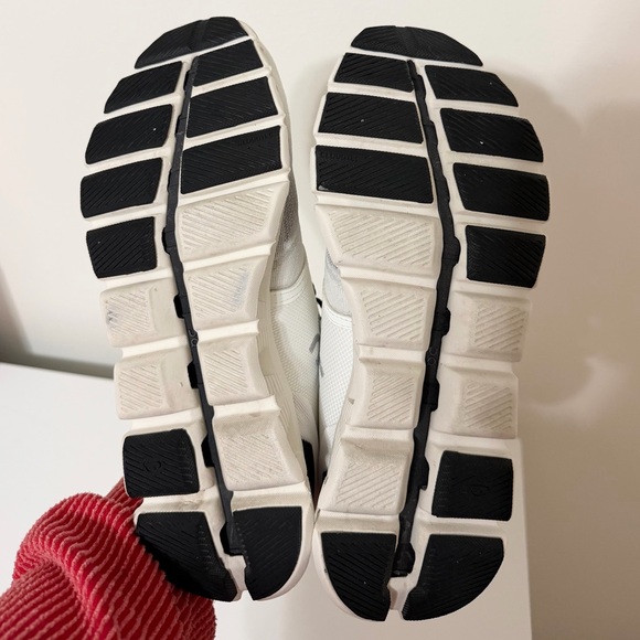 On Cloud Black and White Tennis Shoes - Picture 5 of 5